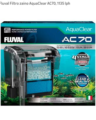 Filtro Acquario Fluvial 70