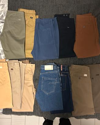 Lotto Pantaloni e Jeans Taglia M -Box per Resell