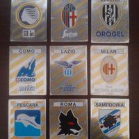 9  figurine Scudetti calciatori 1988 1989 serie A