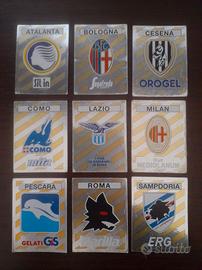 9  figurine Scudetti calciatori 1988 1989 serie A