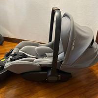 Seggiolino auto 0+/1 3 kg, isofix, adatt. passegg.