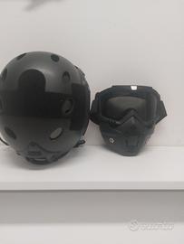 Kit Tattico Softair Elmetto FAST + Maschera