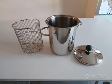 Pentola cottura asparagi Barazzoni acciaio inox