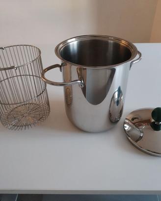 Pentola cottura asparagi Barazzoni acciaio inox