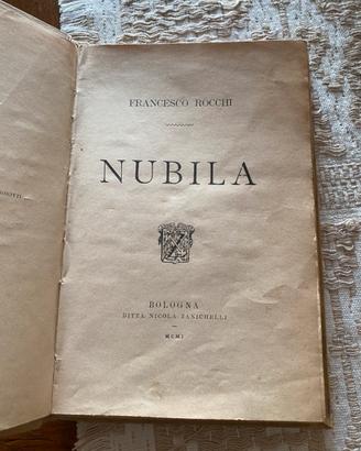 Libro antico “Nubila “ di Francesco Rocchi