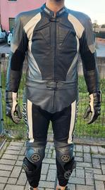 Tuta da moto in pelle Yamaha taglia 56