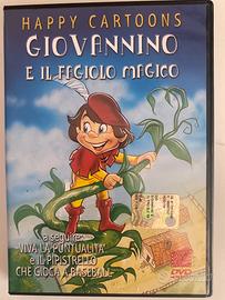 3 Dvd bambini “Giovannino e il fagiolo magico” + 2