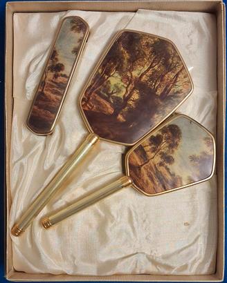 set da toletta decorato vintage