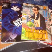 Lotto manga La via del grembiule 1-2 + Darker than