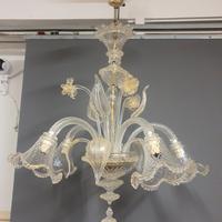 lampadario in vetro di murano 