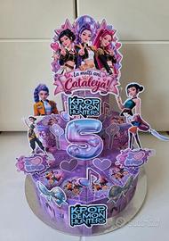 Torta 3D di carta personalizzata 