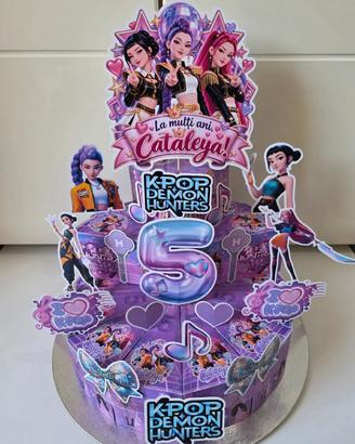 Torta 3D di carta personalizzata 