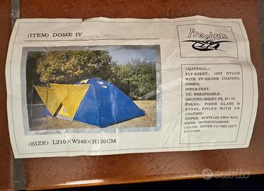 Tenda da campeggio 3 posti Freedom Dome IV