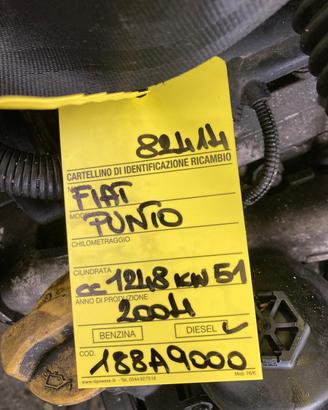CAMBIO MANUALE COMPLETO FIAT Punto Berlina 5P 3°