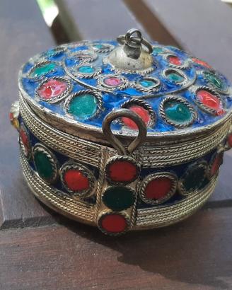 bracciale scatola berbera antica kabyle vintage