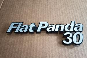 Scritta fregio emblema Fiat panda 30