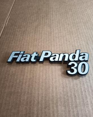 Scritta fregio emblema Fiat panda 30
