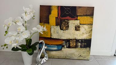 Quadro moderno astratto materico