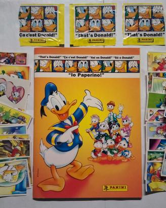 Album VUOTO e 64 figurine Io Paperino! 1997 Panini