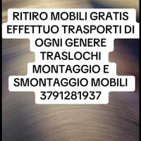 RITIRO MOBILI GRATIS
