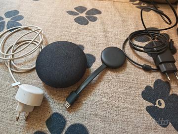 Bundle Smart Home: Google Nest Mini + Chromecast 3