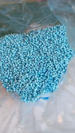 perline azzurre