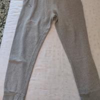 Pantalone tuta felpato Kappa uomo grigio