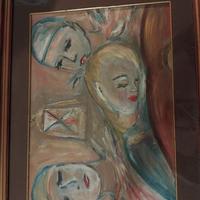 quadro vintage anni 60-70 