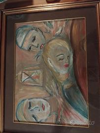 quadro vintage anni 60-70 