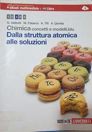 chimica 3 concetti e modelli blu dalla struttura a