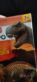 Clementoni Archeogiocando – Scavo Di Dinosauri T-Rex E Triceratopo: Kit Per Bambini 7+ Con Martello E Scalpello