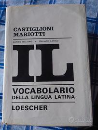 IL vocabolario latino italiano  Castiglioni M.