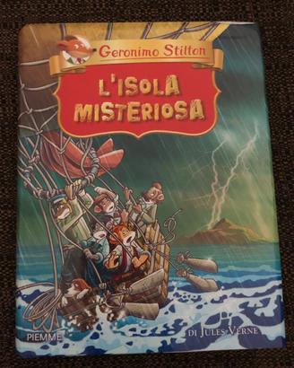 Libro ‘ l’isola misteriosa’ di Geronimo Stilton