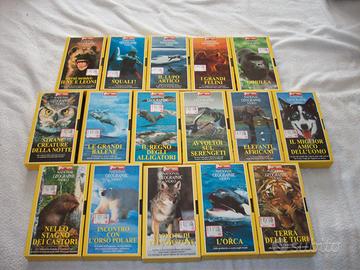16 VHS sulla vita degli animali