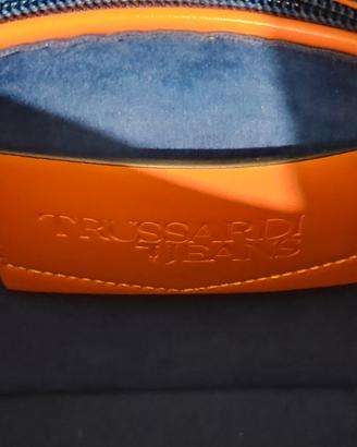 Trussardi Jeans borsa nera originale con tracolla