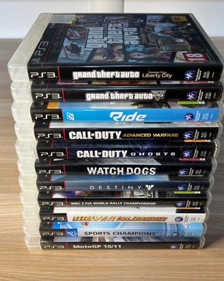 Lotto Giochi PS3 Originali Completi – GTA V, ecc.