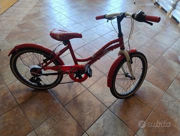 Bici bimba rossa Minnie 
