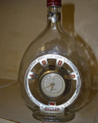 Rara Bottiglia Orologio Cherry anni 60