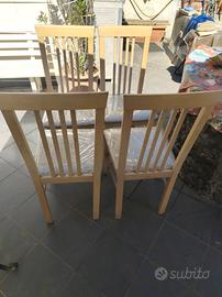Sedie in legno