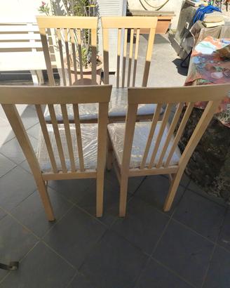 Sedie in legno