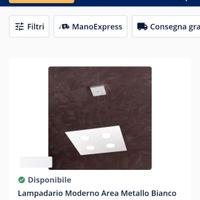 lampadario con lampade led