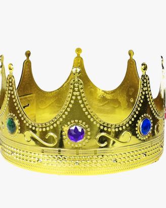 Corona re regina costume Halloween carnevale