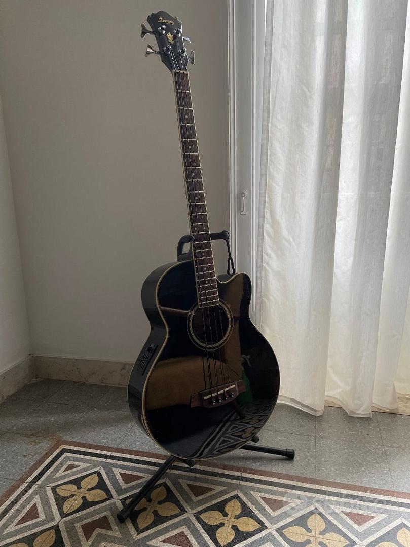 Basso elettro-acustico Ibanez AEB8E-BK - Strumenti Musicali In vendita ...