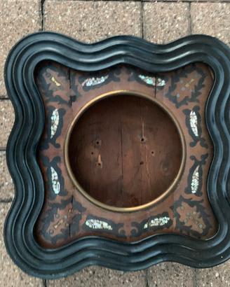 Cornice ex orologio antico madreperla 