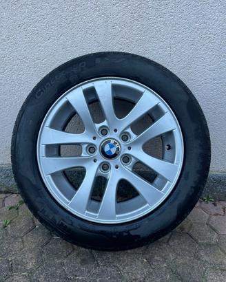 4 Cerchi in lega 16” bmw 320i con pneumatici
