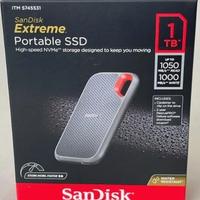 SSD portatile SanDisk Extreme da 1 TB, 1050 MB/s,