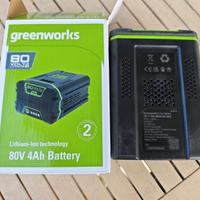 Batteria tosaerba Greenworks 80V