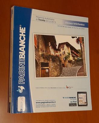 Elenco telefonico Provincia di Trento 2014-2015.