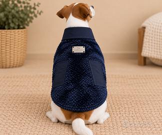 Cappottino Temellini blu scuro per cane