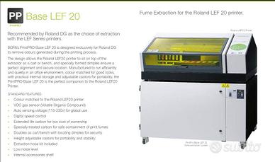 BOFA LEF-20/LEF-200 fume extractor UV printer